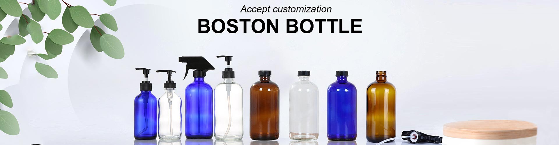 Glass Lotion Containers