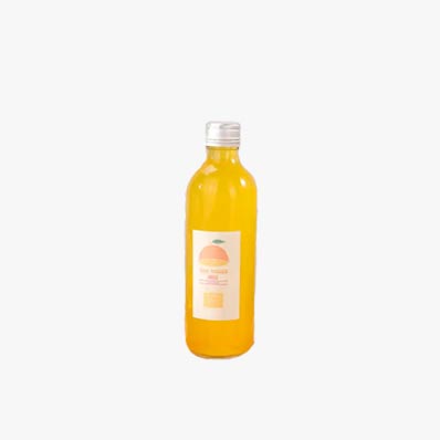 Wholesale supplier direct clear 300ml glass juice storage bottles with caps bulk