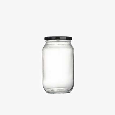 Wholesale food storage 32oz quart glass jars with lids for canning fermenting pickling freezing