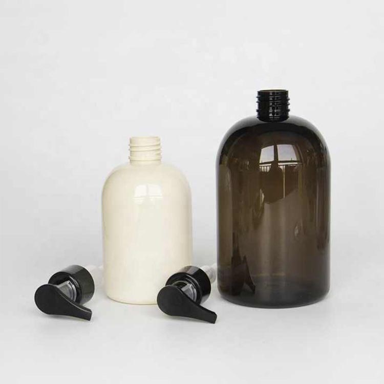 Cheap 250ml 500ml empty plastic lotion bottles with pump in stock