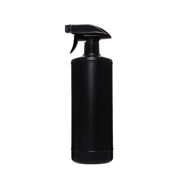 Best selling clear/black square should 500ml plastic trigger spray bottles