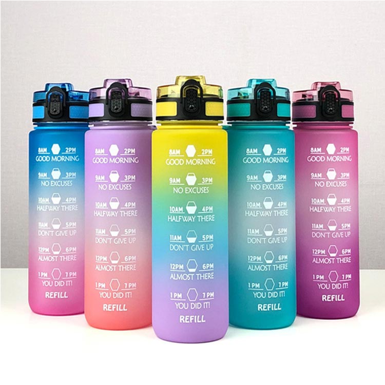 Custom color leak proof BPA free 1000ml plastic tritan sports drink bottle
