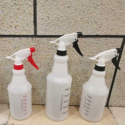 Best 1000ml plastic chemical resistant spray bottles with adjustable nozzle