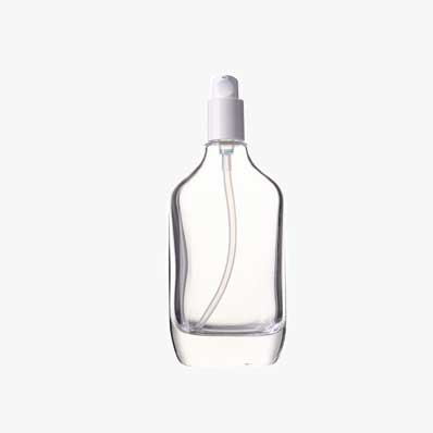 High quality heavy base clear 40ml cosmetic glass bottles wholesale