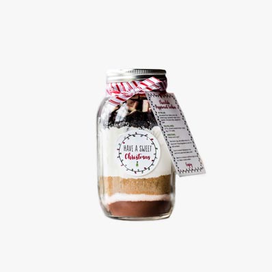 Food grade 16oz mason glass baking jar with metal lid for cookie mixes