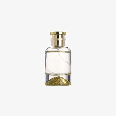Perfume container 50ml refillable glass cologne bottles from supplier direct