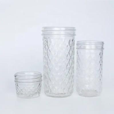 BPA free clear 4oz/8oz/12oz glass preserve bottles with lids wholesale