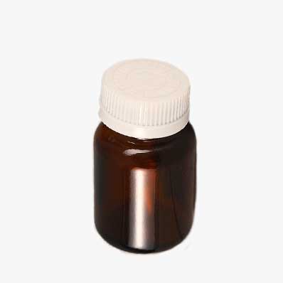 Wholesale 60ml small amber glass vitamin bottles with plastic caps