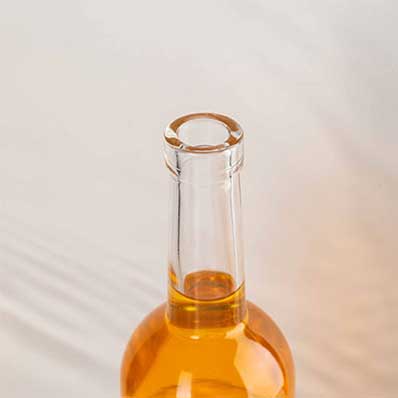 Supplier direct clear/flint 750ml glass bordeaux long neck wine bottles cork finish