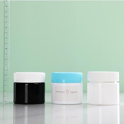 Childproof 80ml plastic cannabis storage jar with lid for medicine packaging