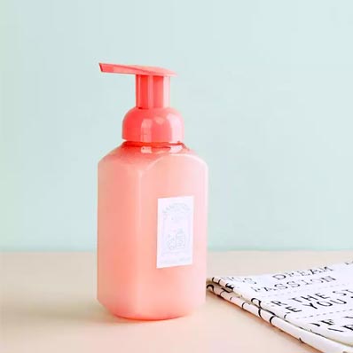 Empty clear 250ml plastic foam dispenser bottle for soap