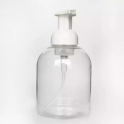 Best sale clear 500ml empty plastic foam pump bottle for bathroom