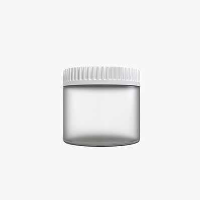 Reusable straight side airtight clear 12oz plastic herb jars with lids for scented spice herb foods