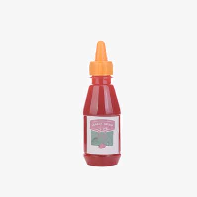 Factory price custom clear 5oz plastic hot sauce bottles with twist top caps
