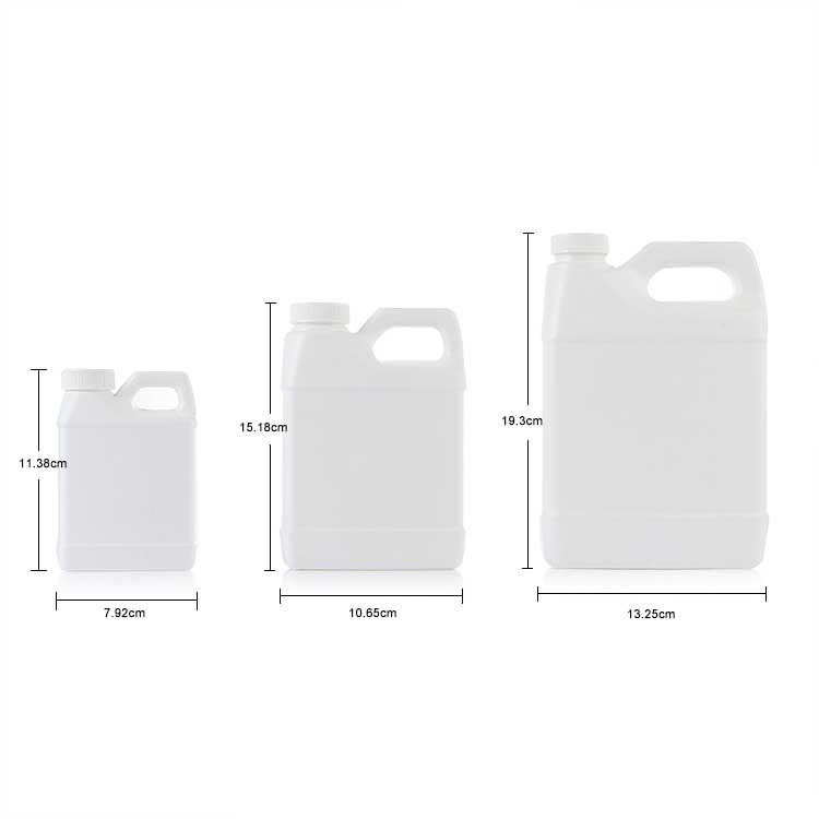 Wholesale HDPE 1 gallon plastic jugs with handles for oil storage