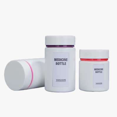 Wholesale factory price samll plastic pill bottle with child proof cap