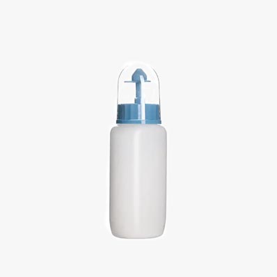 Squeezable 240ml plastic nasal wash sinus rinse bottle for nasal care