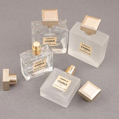 Crystal empty refill 30ml 50ml square glass perfume bottles in bulk