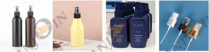 Application and shapes of spray bottles