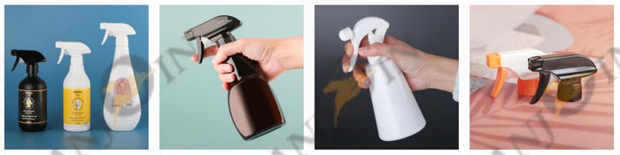 Application and shapes of spray bottles