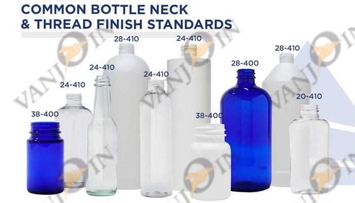 Common Cosmetic Bottles & Jars Neck Finishes and Sizes