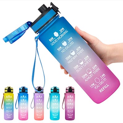 Custom color leak proof BPA free 1000ml plastic tritan sports drink bottle