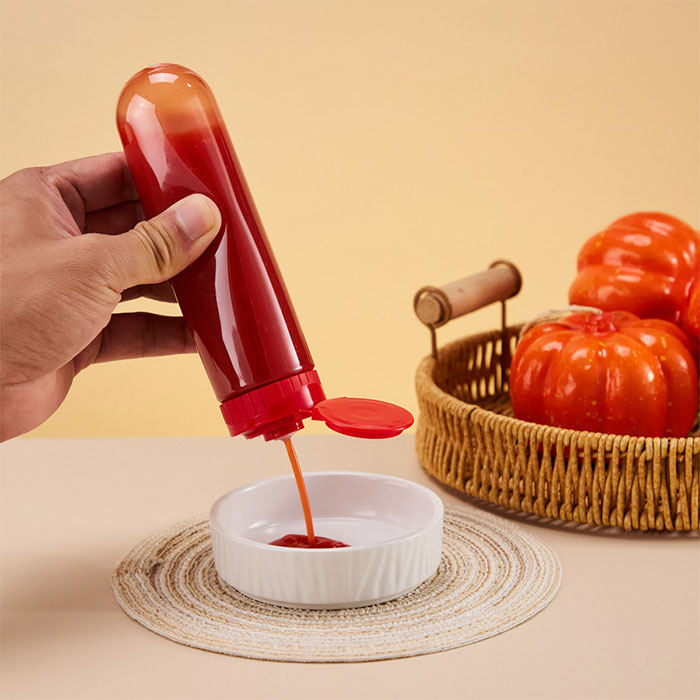 Inverted Squeeze Bottles for Hot Sauces Liquids Salad Dressing Honey Dispenser No Drip with Flip Top Cap, Reusable Plastic Condiment Dispenser for Ketchup Mustard Salad Dressing, Kitchen Sauce Storage Inverted Squeeze Bottles for Hot Sauces Liquids Salad Dressing Honey Dispenser No Drip with Flip Top Cap, Reusable Plastic Condiment Dispenser for Ketchup Mustard Salad Dressing, Kitchen Sauce Storage