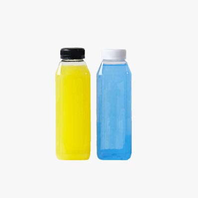 Factory price clear 16oz plastic juice bottle with cap bulk