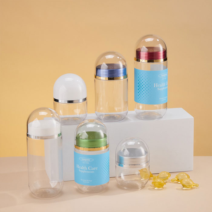 Plastic Capsule Bottles with Caps, Small Vial Containers for Travel Medicine Storage, Empty Pill Organizer Suitable for Tablets and Candy Plastic Capsule Bottles with Caps, Small Vial Containers for Travel Medicine Storage, Empty Pill Organizer Suitable for Tablets and Candy