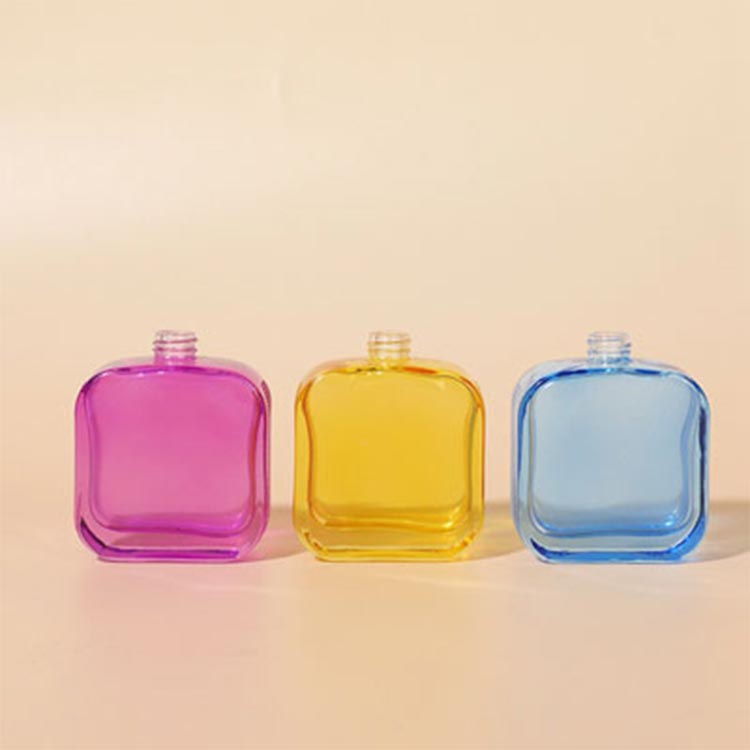 Portable leak-proof square 50ml travel atomizer spray bottle for toiletries