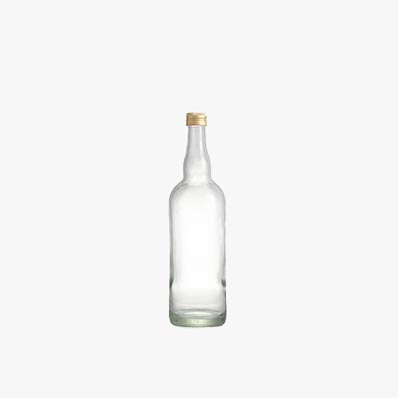 Bulk sale empty 750ml glass wine bottles with screw caps for homemade liquor