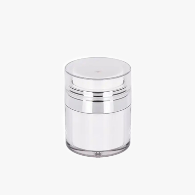 Wholesale luxury 50g empty airless acrylic cosmetic jars with lids