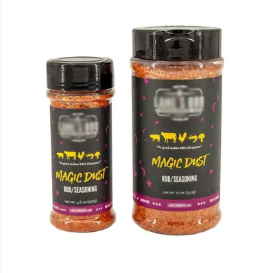 Portable small empty 30ml travel size bbq rub shaker with sifter cap