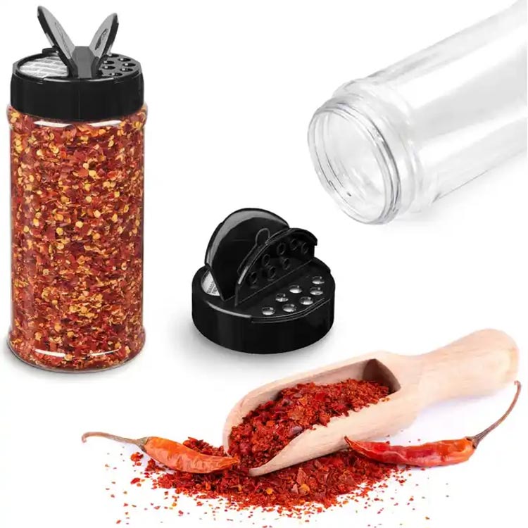 Portable small empty 30ml travel size bbq rub shaker with sifter cap