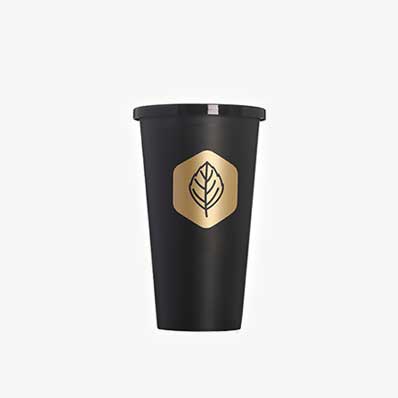 Supplier direct 16oz custom boba cups insulated plastic promotional tumblers with lids and straws