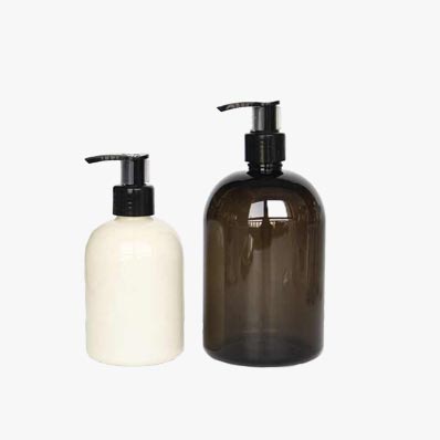 Cheap 250ml 500ml empty plastic lotion bottles with pump in stock