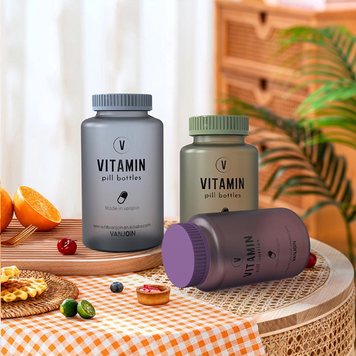 Empty Plastic Pill Bottle Organizer with Labels Medicine Vitamin Bottle Chemical Containers with Caps Empty Plastic Pill Bottle Organizer with Labels Medicine Vitamin Bottle Chemical Containers with Caps