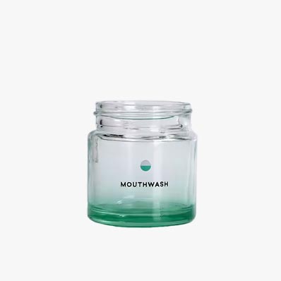 Supplier direct straight side iridescent 4oz glass lip balm jars with private label wholesale