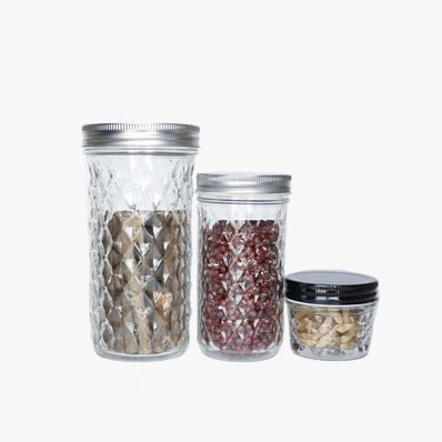 Buy Wholesale China 23oz Round Glass Jars Glass Jar With Lids Bulk