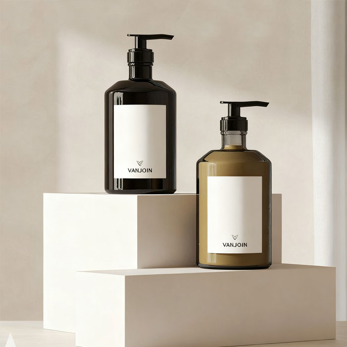 Custom Off-shoulder Glass Body Lotion & Shampoo Bottles with Gel Pump 350ml 500ml Lotion Bottle with Custom Logo or Label Custom Off-shoulder Glass Body Lotion & Shampoo Bottles with Gel Pump 350ml 500ml Lotion Bottle with Custom Logo or Label