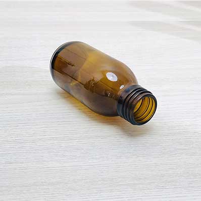 Pharmacy Bottles 125ml amber glass syrup bottles with ropp caps