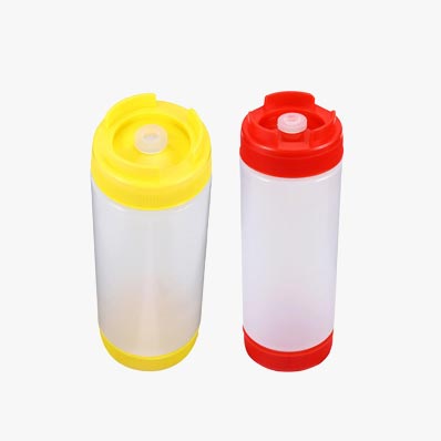 Wholesale squeezable 8oz plastic bbq sauce bottle with adjustable cap