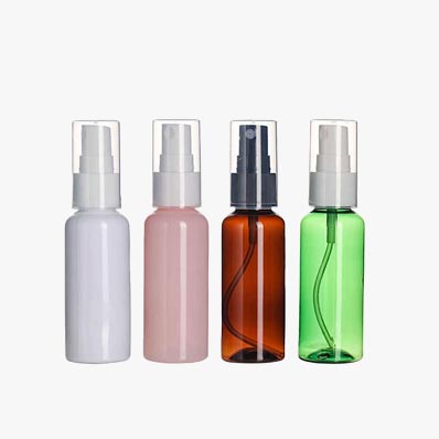 Custom colored mini 30ml plastic bottle with mist sprayer 