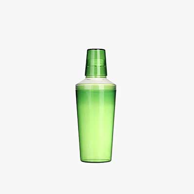 Bulk sale custom plastic cocktail shaker with measurements for wine mixed