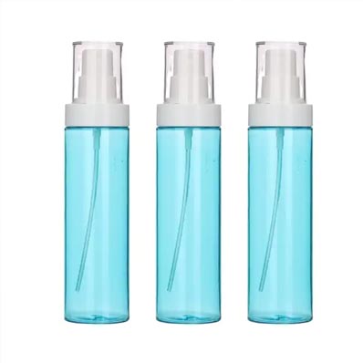 Multi-functional travel size reusable empty 100ml plastic finger spray bottle with mist sprayer