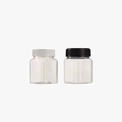 Clear plastic canisters for kitchen, Wide-Mouth Refillable Storage Containers,Empty Round Containers for Candy,Beads,Lotion,Slime Making and Food Storage