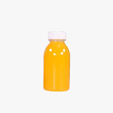 Bulk sale food grade 2oz PET plastic juice bottles with caps