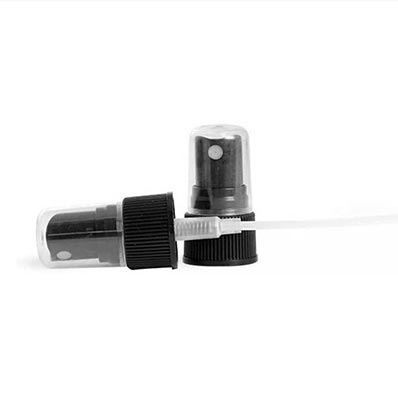 Refillable green 60ml plastic mist spray bottle for skincare