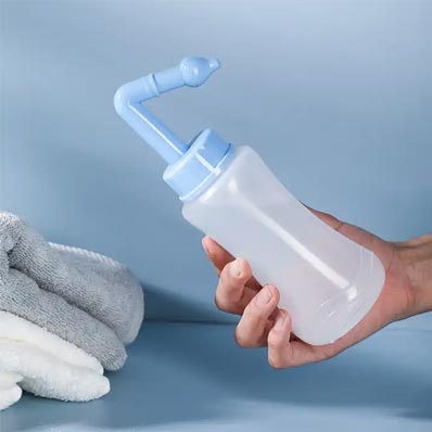 Refillable empty 300ml HDPE plastic nasal squeeze bottle from China manufacturer