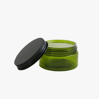 Wholesale clear 250ml plastic skincare jars with lids for cosmetic cream